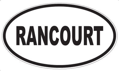 RANCOURT - Oval Magnet