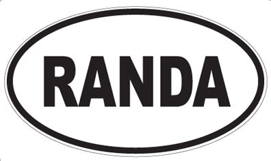 RANDA - Oval Magnet