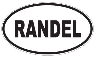 RANDEL - Oval Magnet
