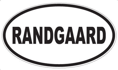 RANDGAARD - Oval Magnet