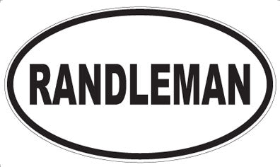 RANDLEMAN - Oval Magnet