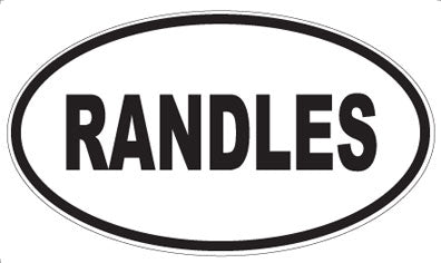 RANDLES - Oval Magnet