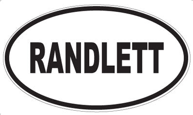 RANDLETT - Oval Magnet