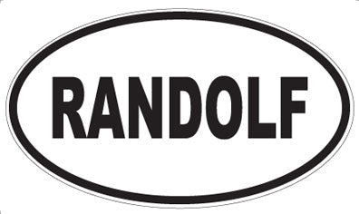 RANDOLF - Oval Magnet