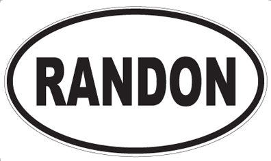 RANDON - Oval Magnet