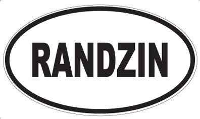 RANDZIN - Oval Magnet