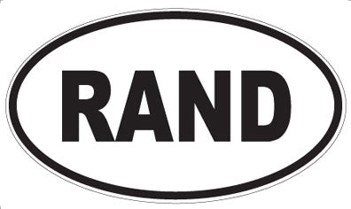 RAND - Oval Magnet