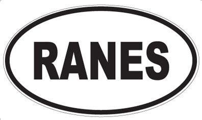 RANES - Oval Magnet
