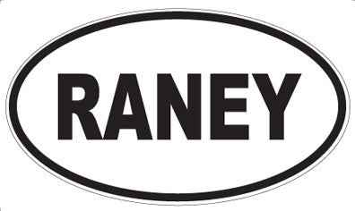 RANEY - Oval Magnet