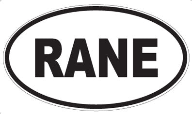 RANE - Oval Magnet
