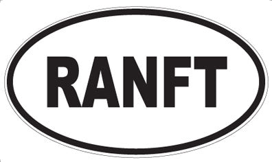 RANFT - Oval Magnet