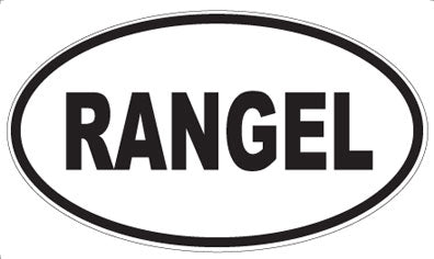 RANGEL - Oval Magnet