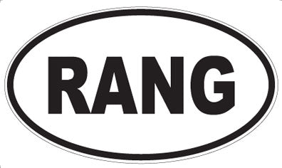 RANG - Oval Magnet