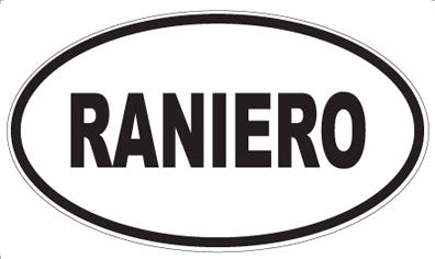 RANIERO - Oval Magnet