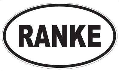 RANKE - Oval Magnet