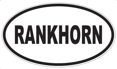 RANKHORN - Oval Magnet
