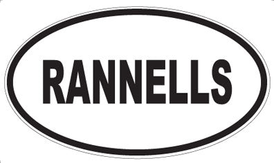 RANNELLS - Oval Magnet