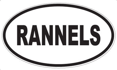 RANNELS - Oval Magnet