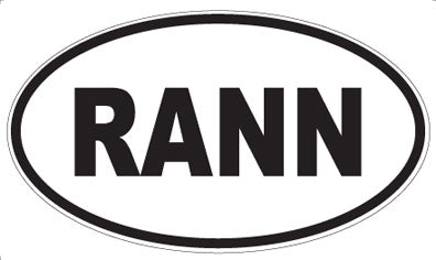 RANN - Oval Magnet