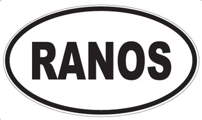 RANOS - Oval Magnet