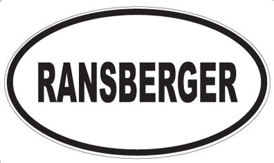 RANSBERGER - Oval Magnet