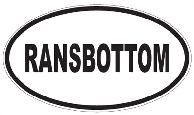 RANSBOTTOM - Oval Magnet