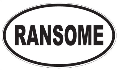 RANSOME - Oval Magnet