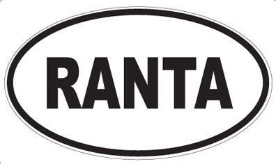 RANTA - Oval Magnet