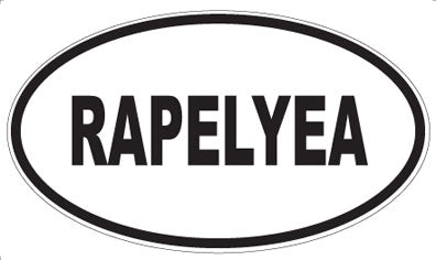 RAPELYEA - Oval Magnet