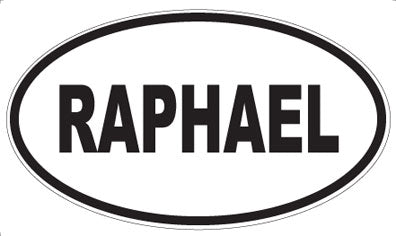 RAPHAEL - Oval Magnet
