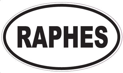 RAPHES - Oval Sticker