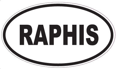 RAPHIS - Oval Sticker
