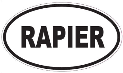RAPIER - Oval Sticker