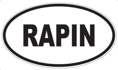 RAPIN - Oval Magnet