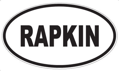 RAPKIN - Oval Magnet