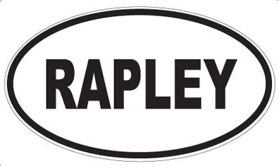 RAPLEY - Oval Magnet