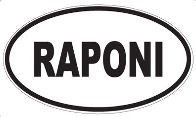 RAPONI - Oval Magnet