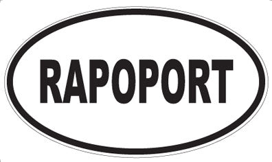 RAPOPORT - Oval Magnet