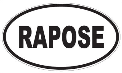 RAPOSE - Oval Magnet