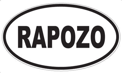 RAPOZO - Oval Magnet