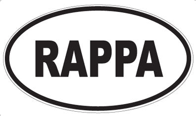 RAPPA - Oval Magnet