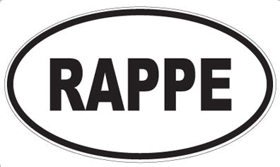 RAPPE - Oval Magnet