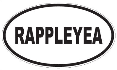 RAPPLEYEA - Oval Magnet
