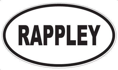 RAPPLEY - Oval Magnet
