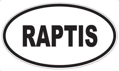 RAPTIS - Oval Magnet