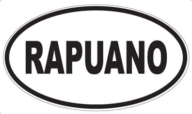 RAPUANO - Oval Magnet