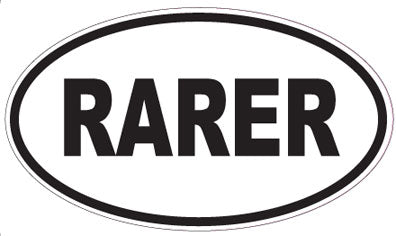RARER - Oval Magnet