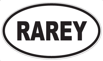RAREY - Oval Magnet