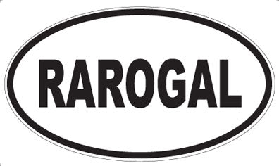 RAROGAL - Oval Magnet