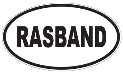 RASBAND - Oval Magnet